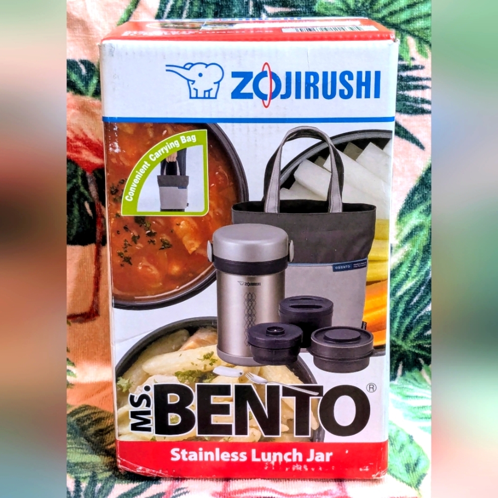 Ms. Bento Zojirushi Hot Cold Stainless Steel Lunch Jar box lunchbox vacuum japan